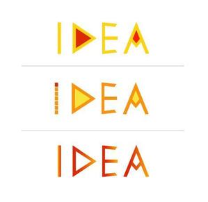 さんの「IDEA」のロゴ作成への提案