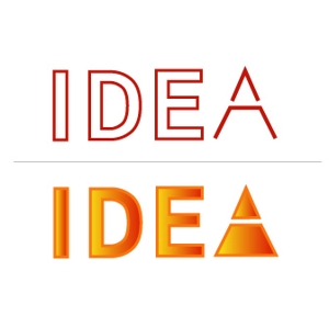 さんの「IDEA」のロゴ作成への提案