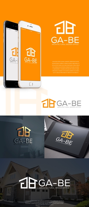 monkey designs (gerkeely)さんのGA-BE株式会社の字体とロゴ　への提案