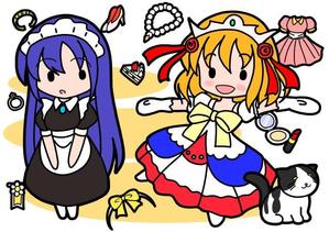 左文字 ()さんのお姫様・メイド・ネコのキャラクターデザインへの提案