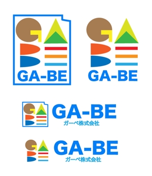 yuki (pinkychocolat)さんのGA-BE株式会社の字体とロゴ　への提案