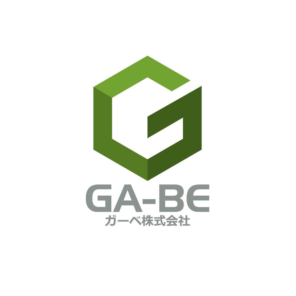 GA-BE株式会社の字体とロゴ　