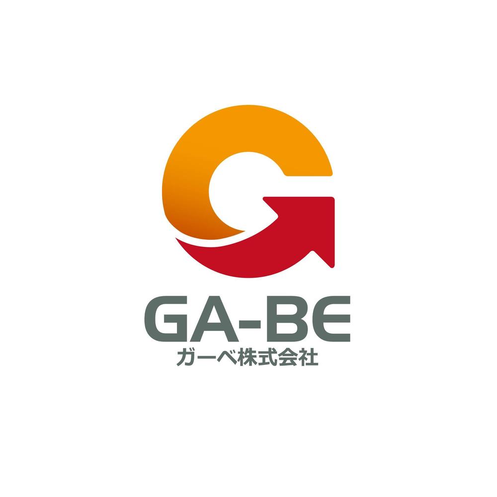 GA-BE株式会社の字体とロゴ　