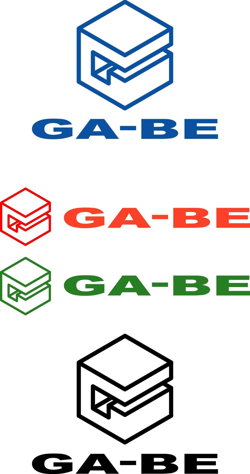 GA-BE株式会社の字体とロゴ　