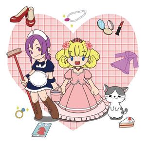 lucky_stripe ()さんのお姫様・メイド・ネコのキャラクターデザインへの提案