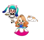 TAMAMI (TAMAMI)さんのお姫様・メイド・ネコのキャラクターデザインへの提案