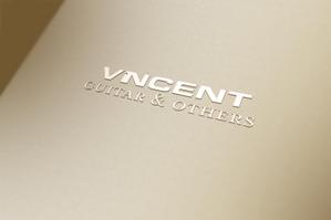 FUTURA (Futura)さんのguitar & others web shop「ＶＩＮＣＥＮＴ」のロゴへの提案