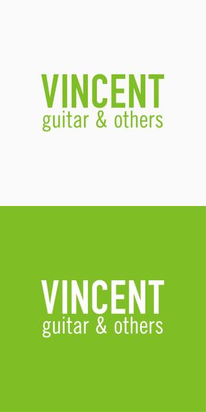 FUTURA (Futura)さんのguitar & others web shop「ＶＩＮＣＥＮＴ」のロゴへの提案