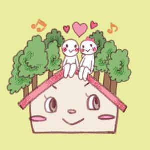 momotachinakoさんの屋上つき住宅のキャラクターデザインへの提案