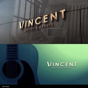 Riku5555 (RIKU5555)さんのguitar & others web shop「ＶＩＮＣＥＮＴ」のロゴへの提案