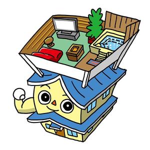 タケロボ (takerobo)さんの屋上つき住宅のキャラクターデザインへの提案