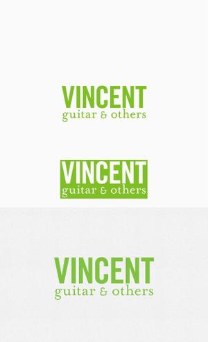 FUTURA (Futura)さんのguitar & others web shop「ＶＩＮＣＥＮＴ」のロゴへの提案