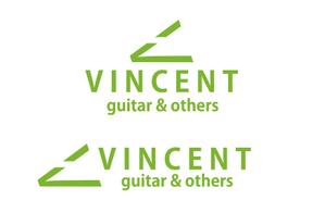 pokke (8095357st)さんのguitar & others web shop「ＶＩＮＣＥＮＴ」のロゴへの提案