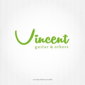 kur (kur_kool)さんのguitar & others web shop「ＶＩＮＣＥＮＴ」のロゴへの提案