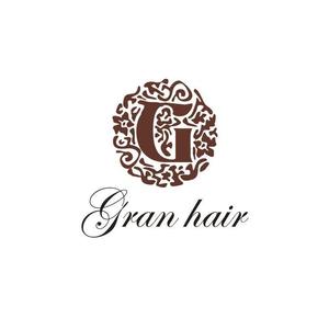 なつの (handsome836)さんの「GRAN　HAIR　or  Gran Hair or  gran hair」のロゴ作成への提案