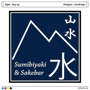 さんの炭火焼き鳥屋のロゴへの提案