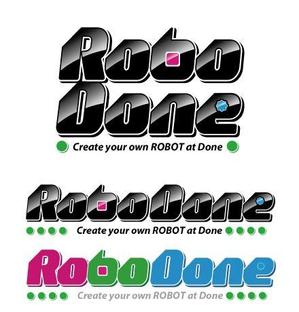 Hiko-KZ Design (hiko-kz)さんのロボット教室「ロボ団（Robo Done）」の英語表記版のロゴの作成依頼への提案