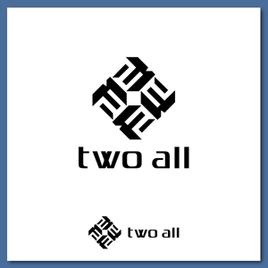slash (slash_miyamoto)さんの会社ロゴ『2222 two all』への提案