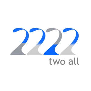 yuki (pinkychocolat)さんの会社ロゴ『2222 two all』への提案