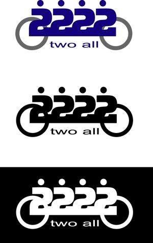 SUN DESIGN (keishi0016)さんの会社ロゴ『2222 two all』への提案