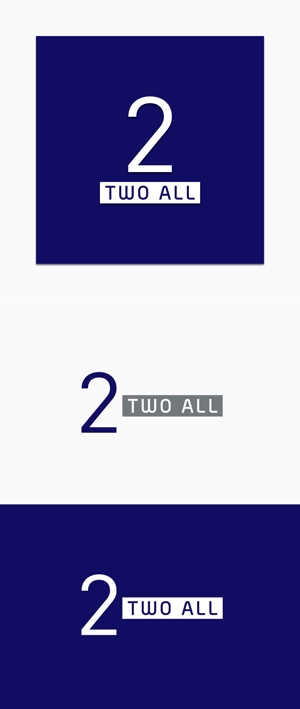 chpt.z (chapterzen)さんの会社ロゴ『2222 two all』への提案