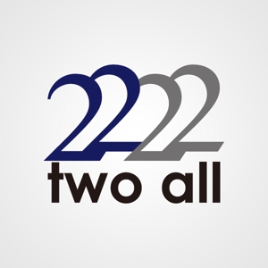 MOCOPOO (pou997)さんの会社ロゴ『2222 two all』への提案