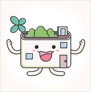masashige.2101 (masashige2101)さんの屋上つき住宅のキャラクターデザインへの提案