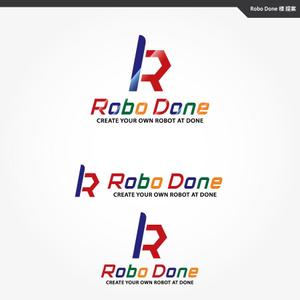 take5-design (take5-design)さんのロボット教室「ロボ団（Robo Done）」の英語表記版のロゴの作成依頼への提案