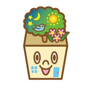 chibiyomo (chibiyomo)さんの屋上つき住宅のキャラクターデザインへの提案