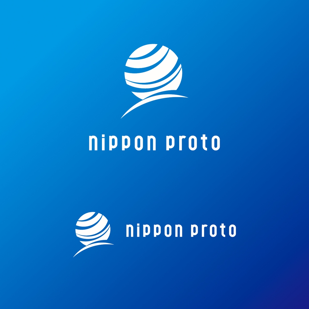「nippon proto  /日本プロト」のロゴ作成