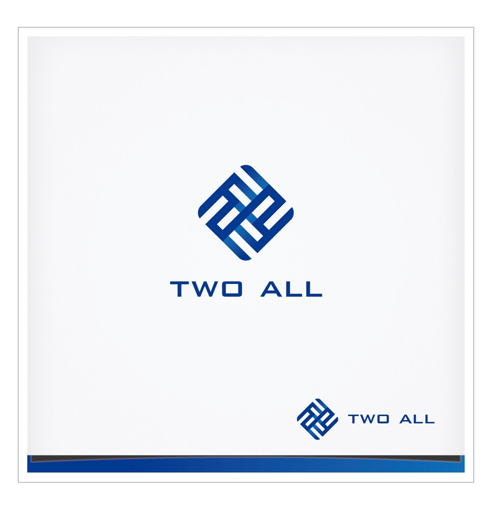 会社ロゴ『2222 two all』