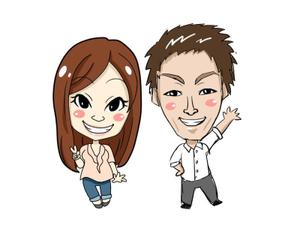 尾池ユリ絵 (setsuna)さんのかわいいタッチの結婚式用イラストへの提案