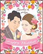 chiroffさんのかわいいタッチの結婚式用イラストへの提案