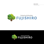 Izawa (izawaizawa)さんの建設業系のロゴ作成依頼。　案内サイト、名刺等に使用予定「Exterior＆Garden　FUJISHIRO」のロゴへの提案