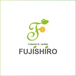 haruru (haruru2015)さんの建設業系のロゴ作成依頼。　案内サイト、名刺等に使用予定「Exterior＆Garden　FUJISHIRO」のロゴへの提案