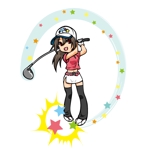 豊田楽夜 (toyota_lakuya)さんのゴルフを楽しむ女の子のキャラクター制作への提案