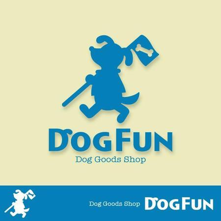 ＊ sa_akutsu ＊ (sa_akutsu)さんの「ドッググッズショップ　ＤＯＧ　ＦＵＮ　　」のロゴ作成への提案