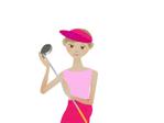 m_ogye (ogye)さんのゴルフを楽しむ女の子のキャラクター制作への提案