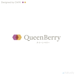 takudy ()さんのパワーストーンショップ「QueenBerry」のロゴデザインへの提案
