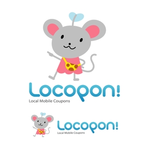 ＊ sa_akutsu ＊ (sa_akutsu)さんの「LOCOPON　！　地元密着型のリアルタイム次世代クーポンサービスです。」のロゴ作成への提案