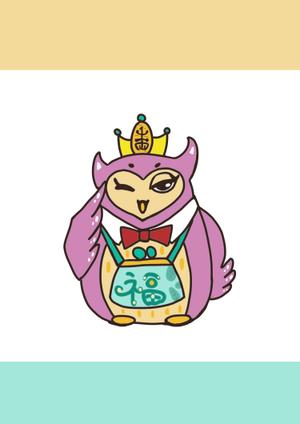 しろ ()さんのフクロウのキャラクターデザインへの提案