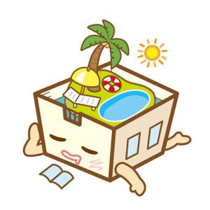 oshobo-Chako (oshobo)さんの屋上つき住宅のキャラクターデザインへの提案