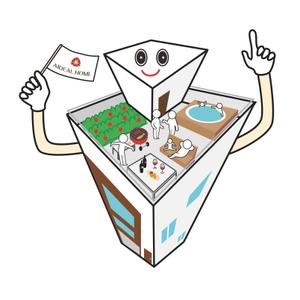 yonoji ()さんの屋上つき住宅のキャラクターデザインへの提案