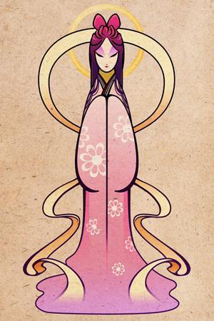 志水恵美 (shimi-zoon)さんの神様（女神）のイラスト作成への提案