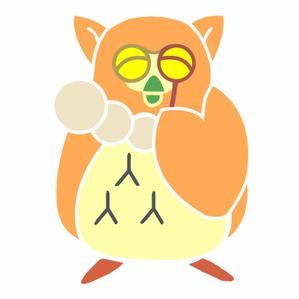 原 ()さんのフクロウのキャラクターデザインへの提案