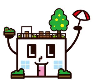 mu_cha (mu_cha)さんの屋上つき住宅のキャラクターデザインへの提案