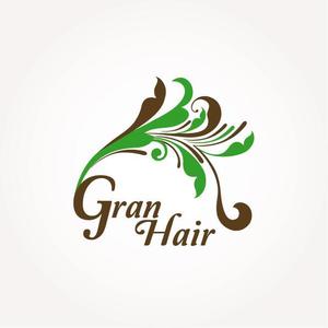 buchさんの「GRAN　HAIR　or  Gran Hair or  gran hair」のロゴ作成への提案