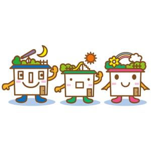 さちあん (05-may-2014)さんの屋上つき住宅のキャラクターデザインへの提案