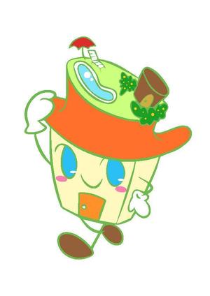 あにし (a_nishi)さんの屋上つき住宅のキャラクターデザインへの提案