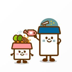Jelly (Jelly)さんの屋上つき住宅のキャラクターデザインへの提案